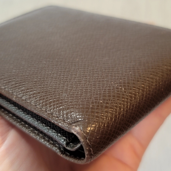 Authentic Louis Vuitton Portivier 3 Volle Taiga Bifold Multiple Wallet - Picture 7 of 15